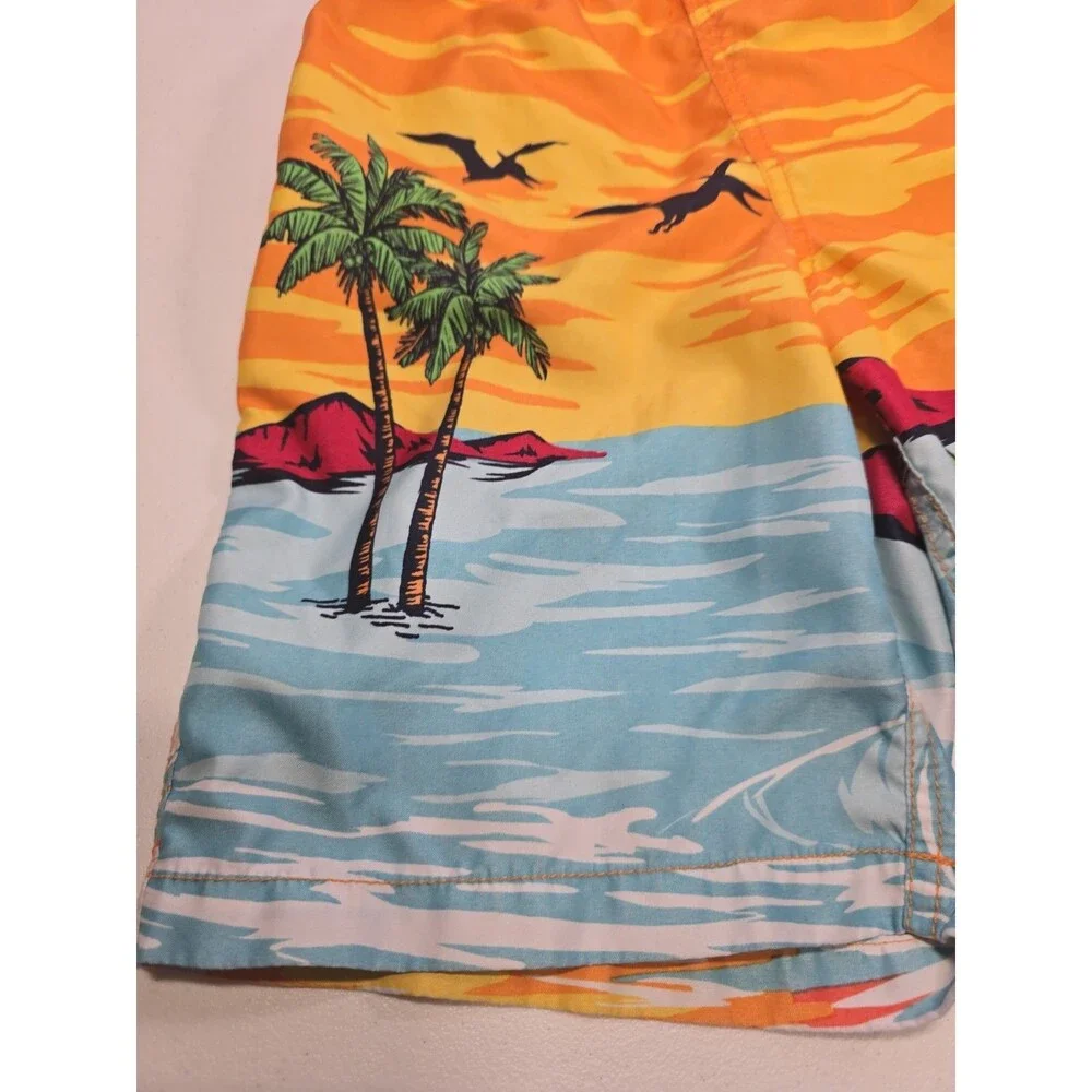 Old Navy Boys L 10-12 Bathing Suit, Surfing T. rex